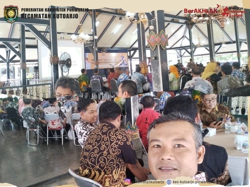 Camat Kutoarjo hadiri Bimbingan Teknis Peningkatan Kualitas Dokumen Perencanaan
