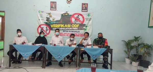 Verifikasi ODF Jamban Sehat Di Desa Kuwurejo