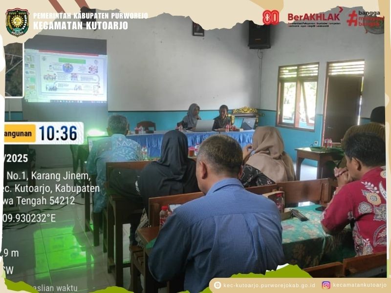 Tim Inovasi Kecamatan Kutoarjo Gelar Kegiatan Solid Center