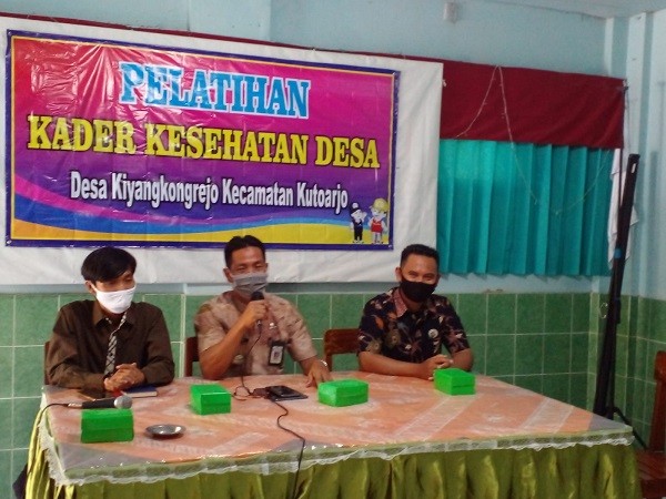 Pelatihan Kader Kesehatan Desa Kiyangkongrejo