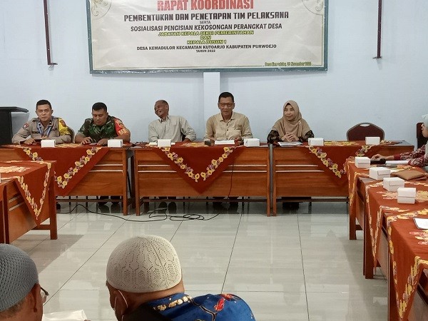 Musdes Pembentukan Panitia Penyaringan Prades Kemadulor