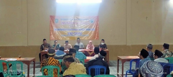 Musrenbangdes Penyusunan RKPDes Wirun