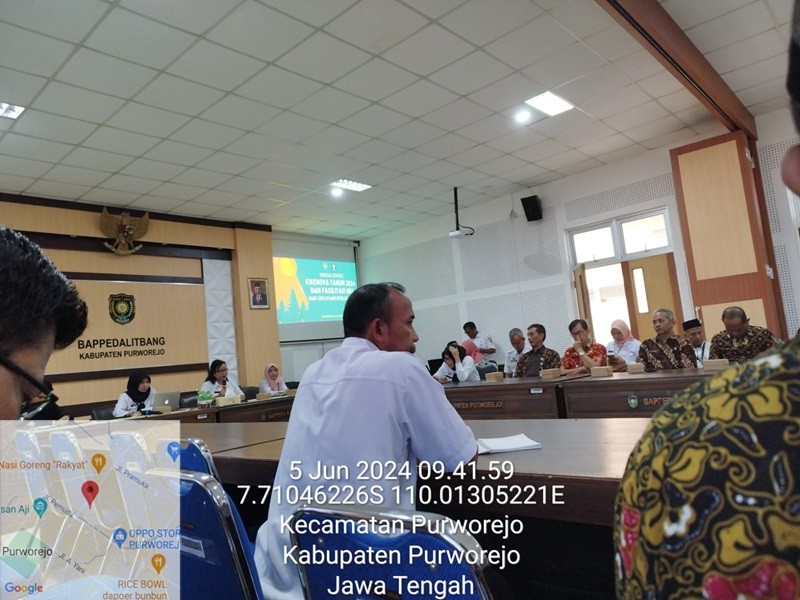 Camat Kutoarjo Hadiri Sosialisasi Krenova Tahun 2024 dan Fasilitasi HKI