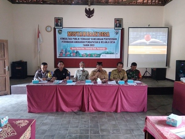 Musrenbangdes Penyusunan RKPDes Suren