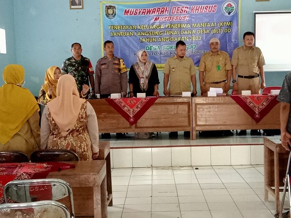 Desa Sukoharjo Laksanakan Musdes BLT DD