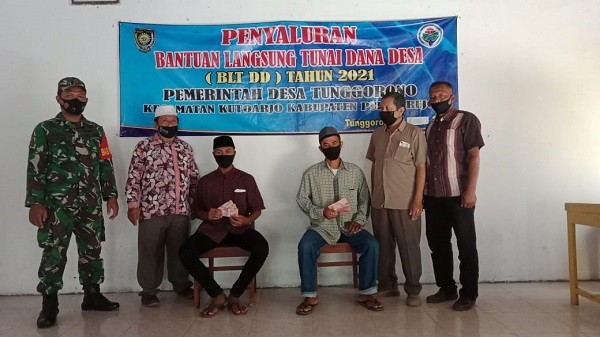 Desa Tunggorono Salurkan BLT DD bulan Ketujuh