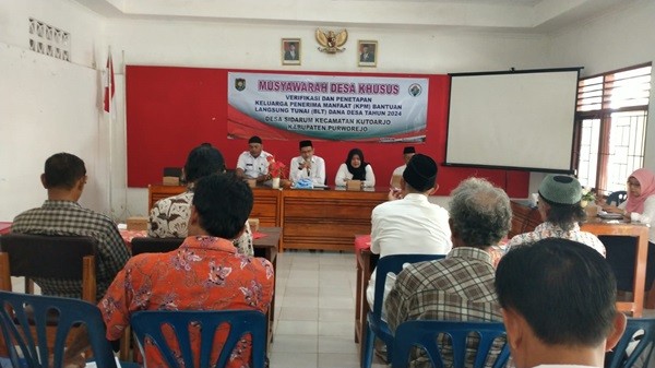 Musdes Penetapan Penerima BLT DD Sidarum Tahun 2024