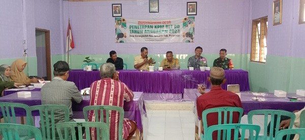 Desa Karangwuluh Laksanakan Musdes Penetapan BLT DD