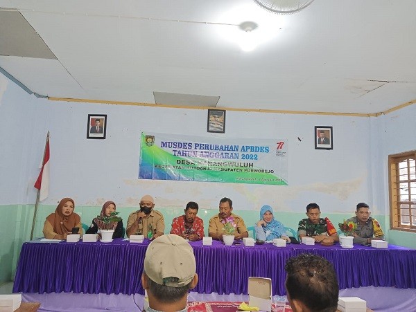 Desa Karangwuluh Laksanakan Musdes Perubahan APBDes