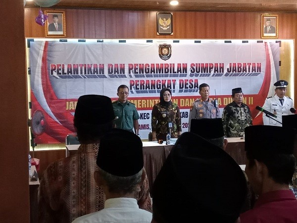 Pengambilan Sumpah dan Pelantikan Perangkat Desa Kepuh