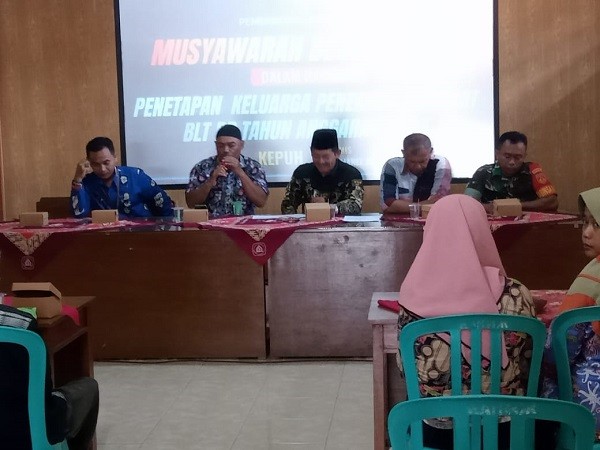 Desa Kepuh Laksanakan Musdes Penetapan Penerima BLT DD