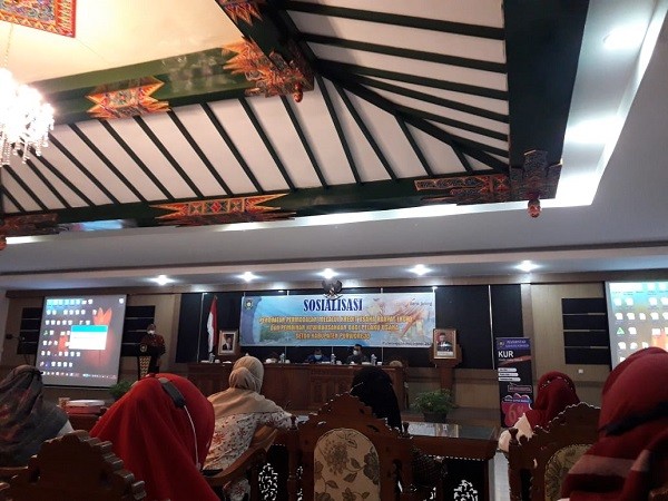 Camat Kutoarjo hadiri Sosialisasi Penguatan Permodalan Melalui Kredit Usaha Rakyat (KUR)