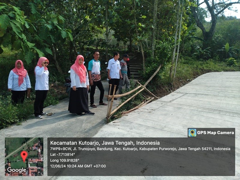 Monitoring Pembangunan Sarpras Kelurahan Bandung dan Semawung Kembaran