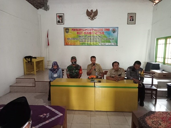 Monitoring Penyaluran BLT Desa Tunggorono