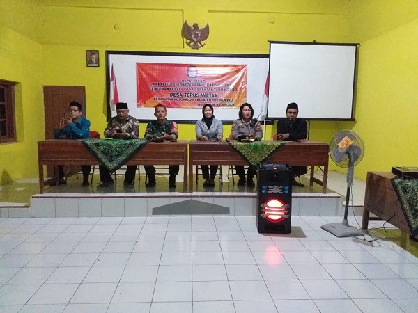 Rapat Pleno Penetapan Daftar Pemilh Tetap Desa Tepus Wetan