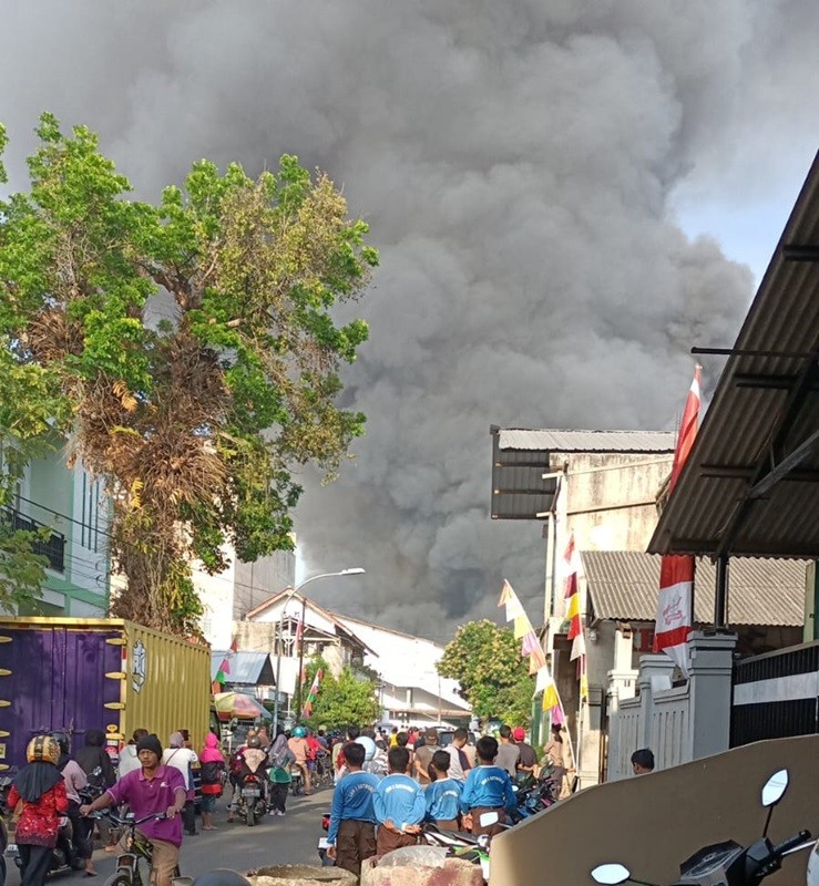 Kebakaran Pasar Kutoarjo Akibatkan Kerugian Pedagang