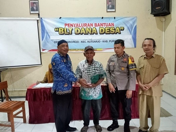 20 KPM Desa Karangrejo Terima BLT DD Triwulan II