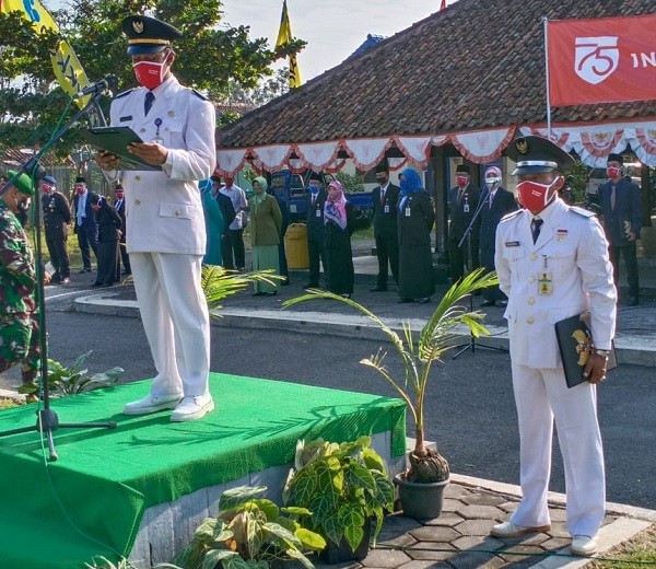 Kecamatan Kutoarjo Peringati HUT ke-75 Kemerdekaan RI dengan Upacara Terbatas