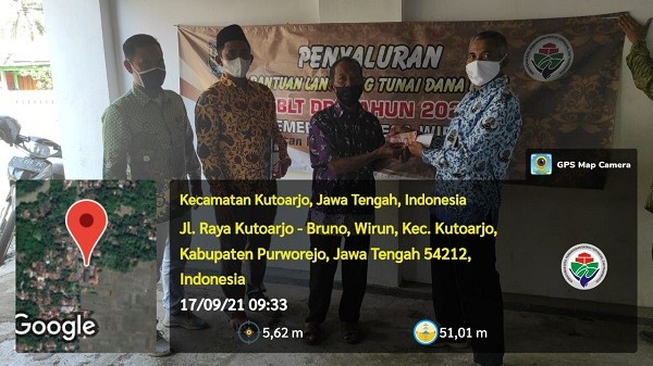 Monitoring BLT DD bulan Kesembilan Desa Wirun