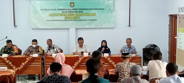 Pemberian Nilai Bobot Pendidikan Calon Prades Kemadulor