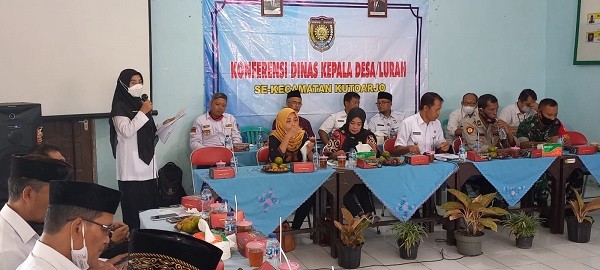 Konferensi Kades / Lurah se-Kecamatan Kutoarjo bulan Mei 2022