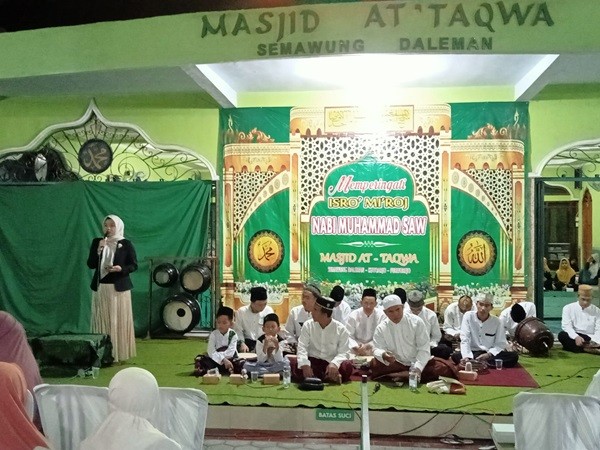 Camat Kutoarjo hadiri Peringatan Isro Miroj Masjid At Taqwa Semawung Daleman