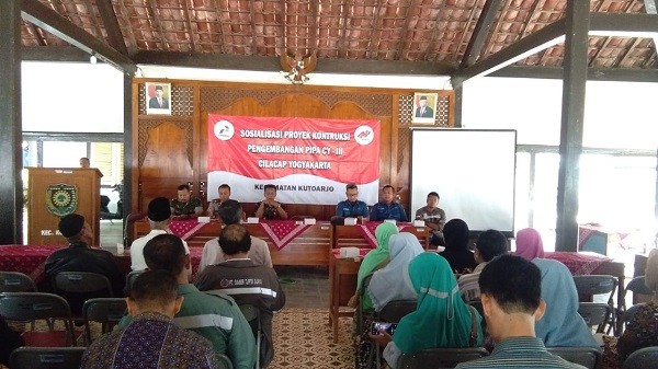 Sosialisasi Kepada Masyarakat Terdampak Proyek Pipa Pertamina