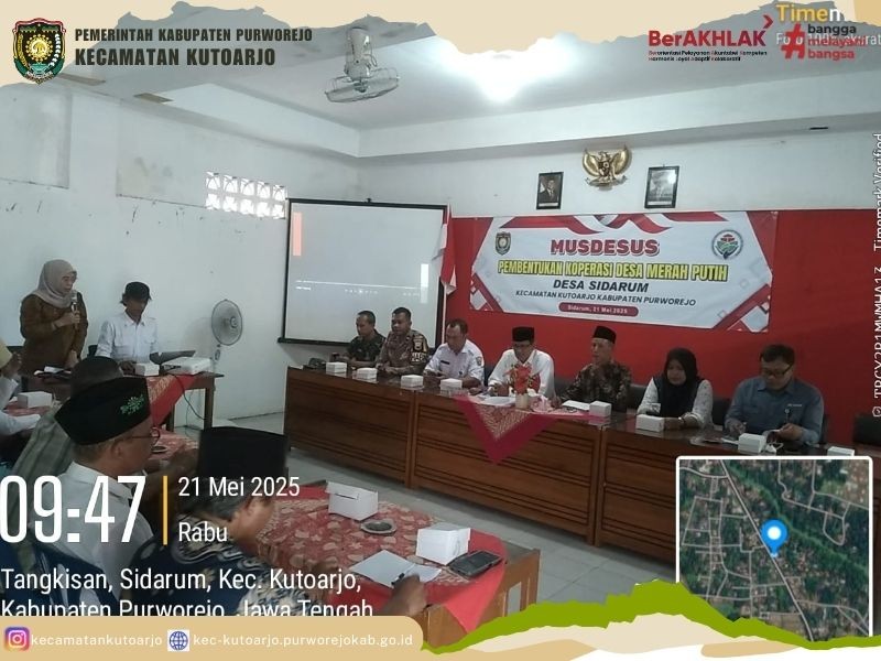 Musyawarah Desa Sidarum Bentuk Koperasi Desa Merah Putih