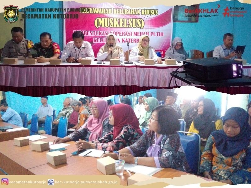 Muskelsus Kelurahan Katerban Bahas Pembentukan Koperasi Merah Putih