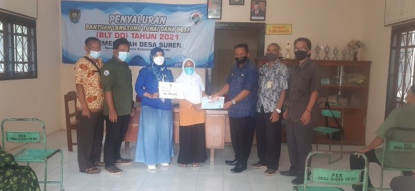 Monitoring Penyaluran BLT DD Desa Suren bulan ke Sembilan