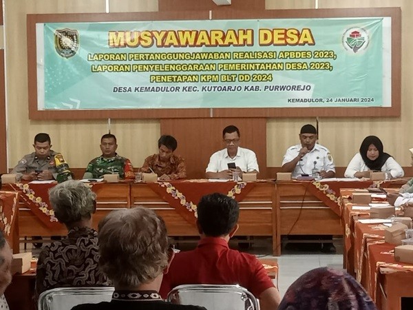 Desa Kemadulor Laksanakan Musdesus Penetapan KPM BLT DD 2024