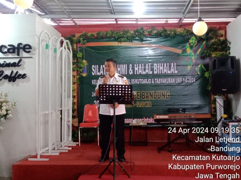 Camat Kutoarjo hadiri Halal Bi Halal Keluarga Koramil Kutoarjo