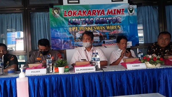 Camat Kutoarjo hadiri Minlok Puskesmas Wirun