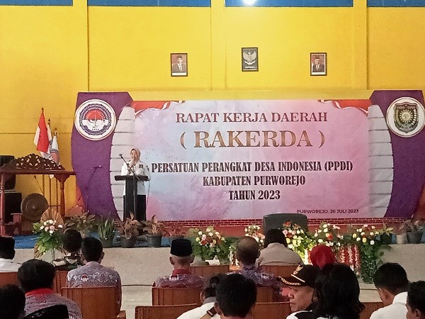 Camat Kutoarjo Membuka Secara Resmi Rakerda PPDI Tahun 2023