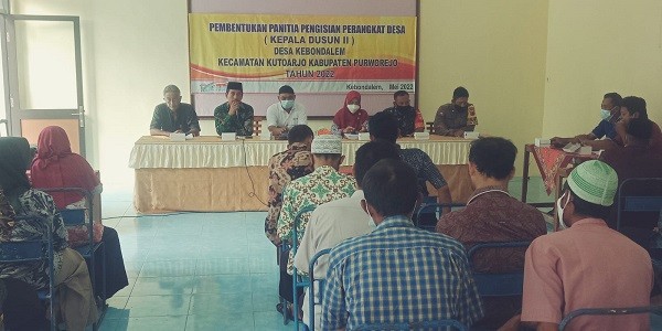 Musdes Kebondalem dalam Pembentukan Panitia Pengisian Perangkat