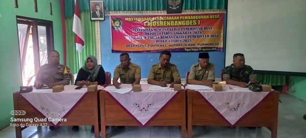 Musdes Penyusunan RKPDes Tepus Kulon