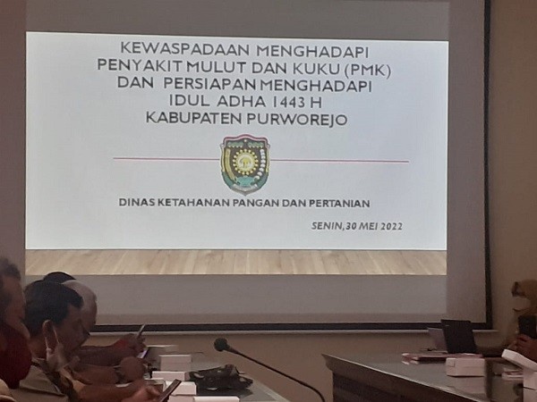 Camat Kutoarjo hadiri Rapat Koordinasi Kewaspadaan Menghadapi Penyakit Mulut dan Kuku